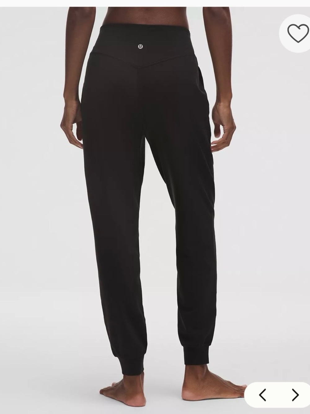 lululemon athletica Black High-Rise Jogger Pants